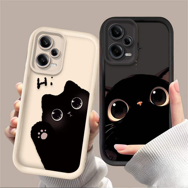 Xiaomi Phone Accessories - Lovely Big Eyed Cat Phone Case