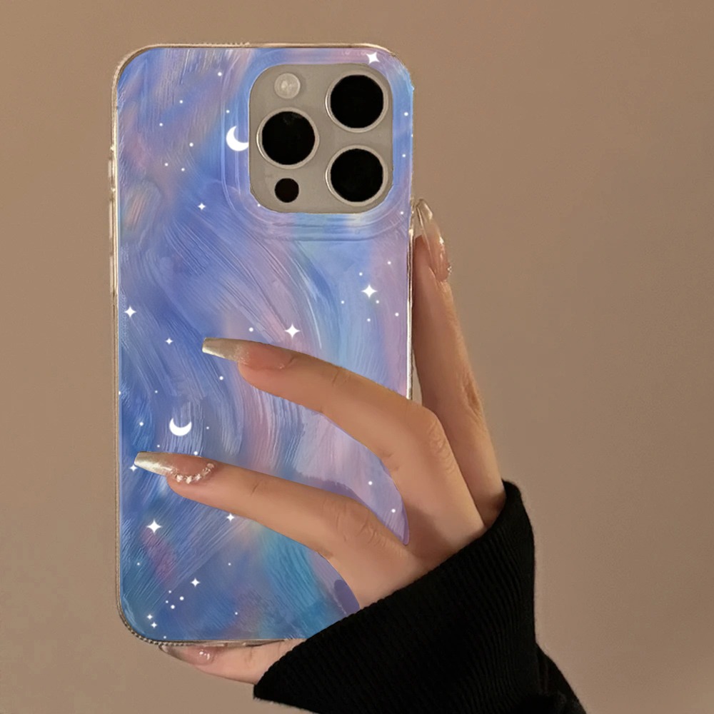 Xiaomi Phone Accessories - Fashion Glitter Starry Gradient Phone Case