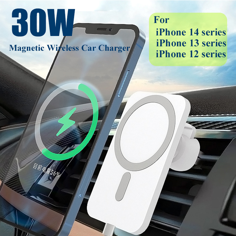 Cable Organizer Magnetic - Wireless Charger Magnetic Car phone Holder