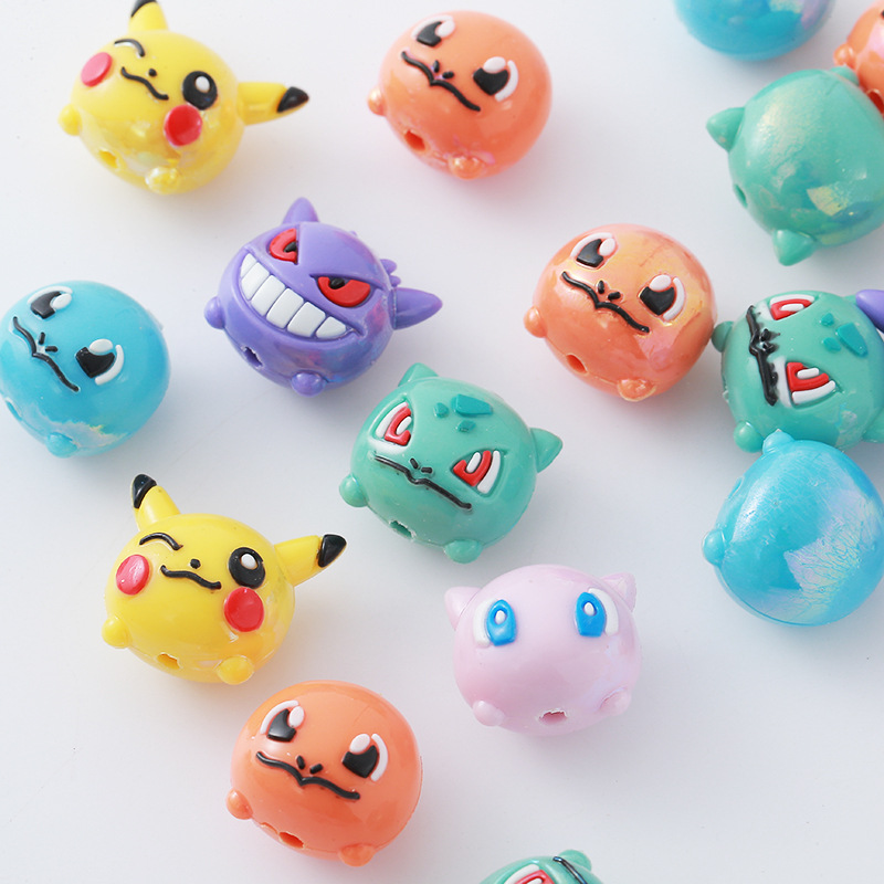 12pcs Pokémon Bead DIY Mobile  - Phone Accessories Beads recension och pris