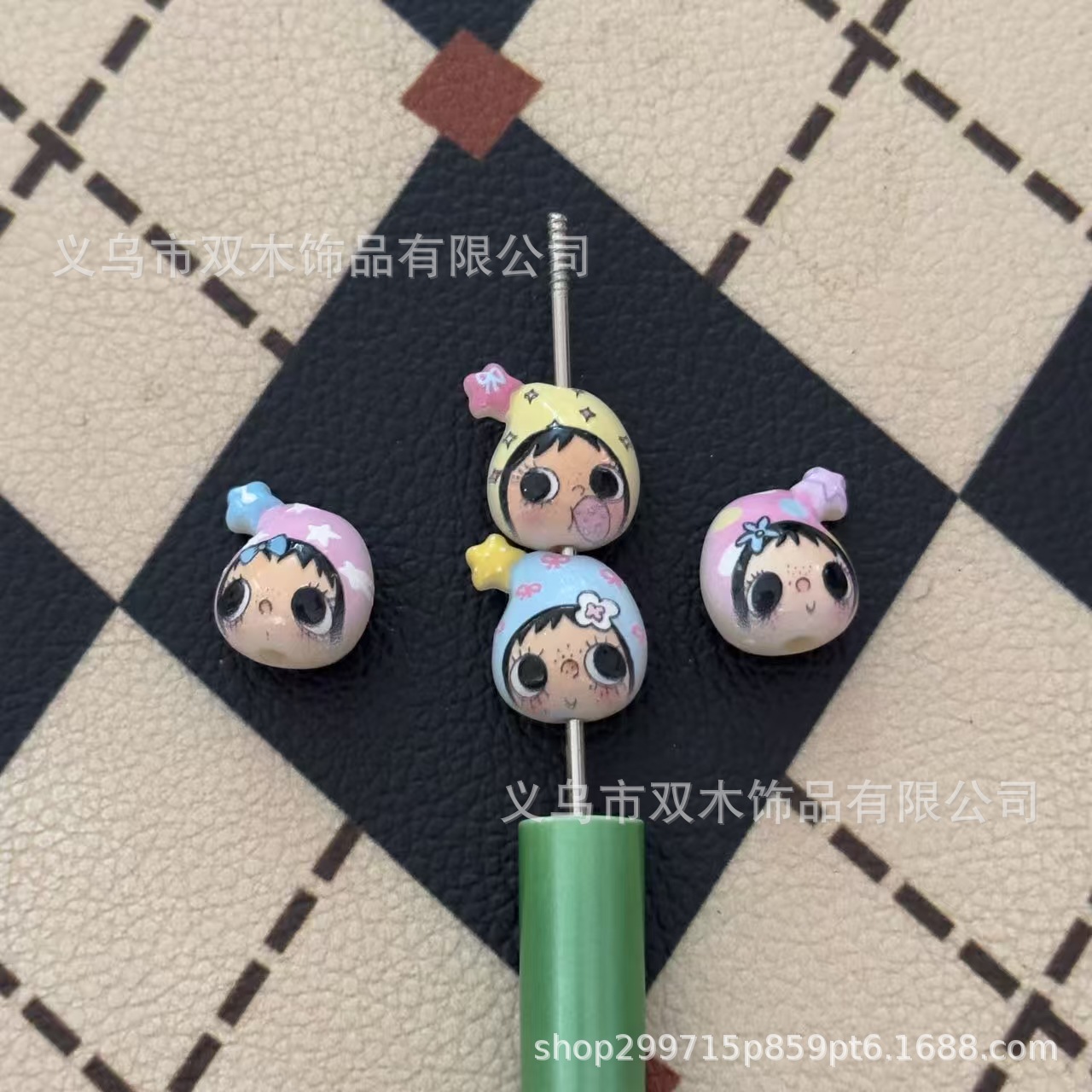 10pcs printed relief star hat  - Phone Accessories Beads recension och pris