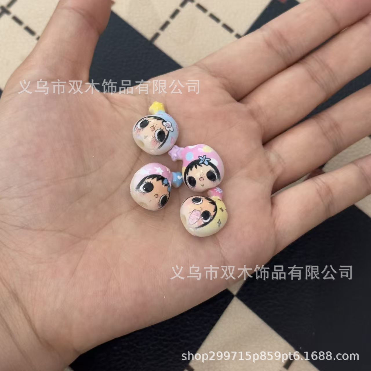 10pcs printed relief star hat  - Phone Accessories Beads recension och pris
