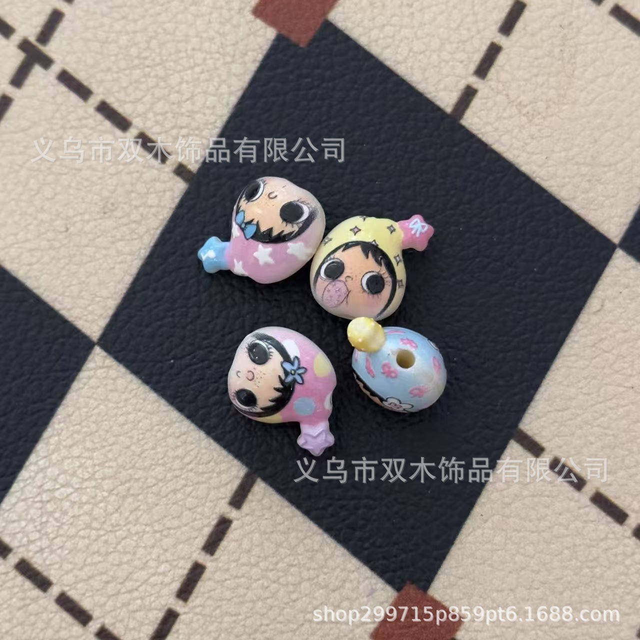 10pcs printed relief star hat  - Phone Accessories Beads recension och pris