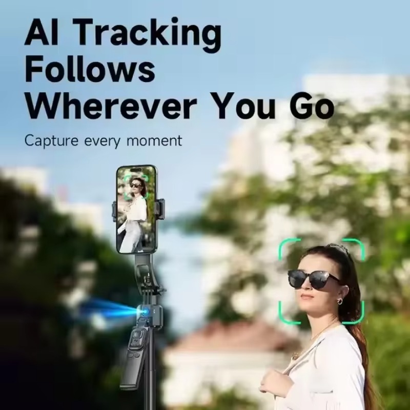 C17 Foldable AI Face Tracking  - Selfie Stick Tripod recension och pris