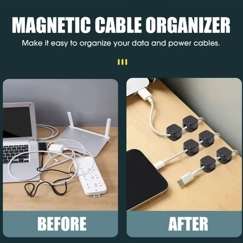 Magnetic Cable Clip Cable Hold - Cable Organizer Magnetic recension och pris