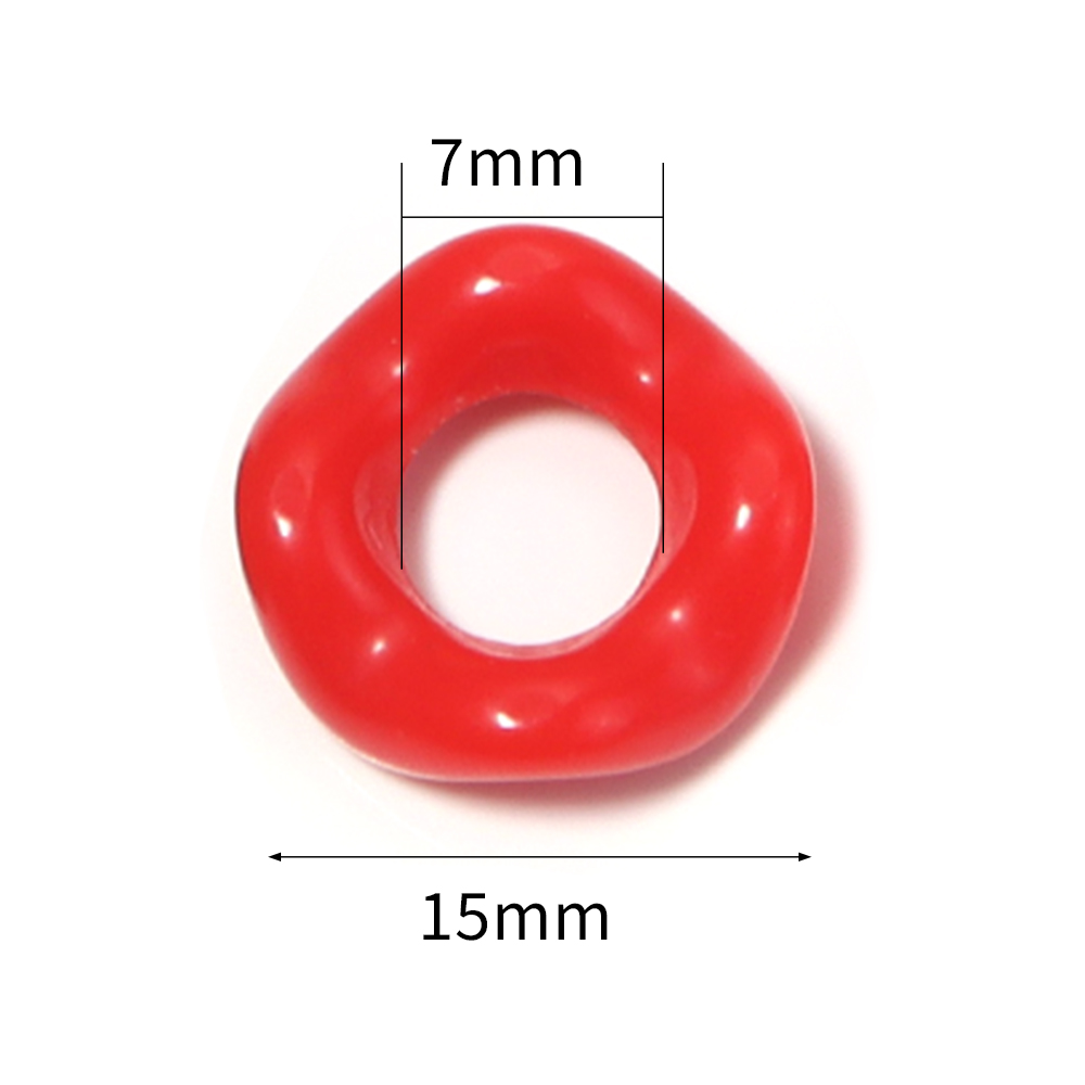 100pcs/lot Colorful Wave Ring  - Phone Accessories Beads recension och pris