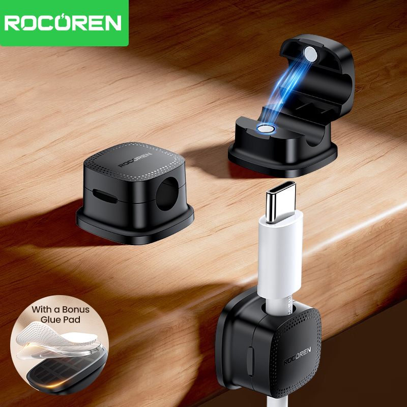 ROCOREN 30PCS Magnetic Cable O - Cable Organizer Magnetic recension och pris