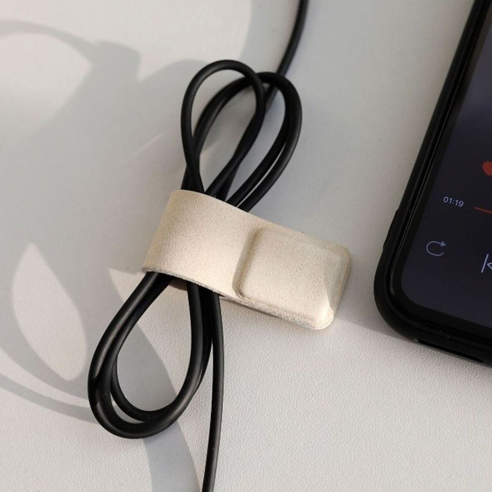 New Leather Earphone Cable Cli - Cable Organizer Magnetic recension och pris
