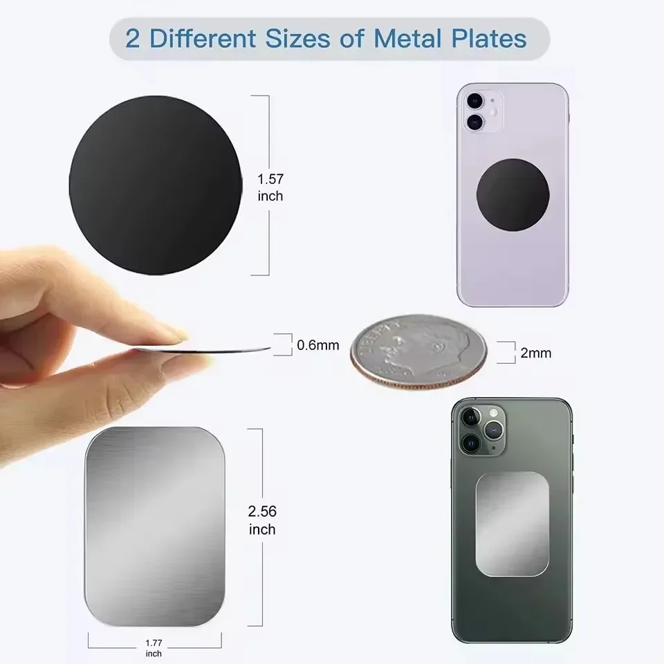 5/10pcs Magnetic Metal Plate D - Phone Accessories Quotes recension och pris