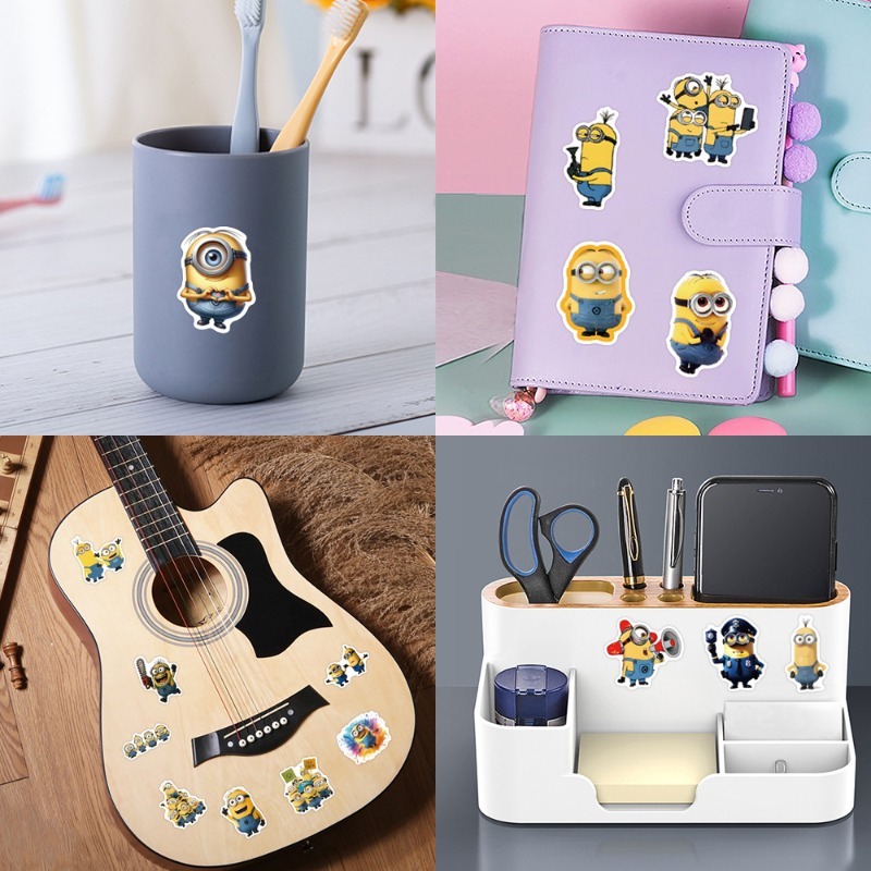55pcs Minions Cartoon Graffiti - Phone Accessories Ideas recension och pris