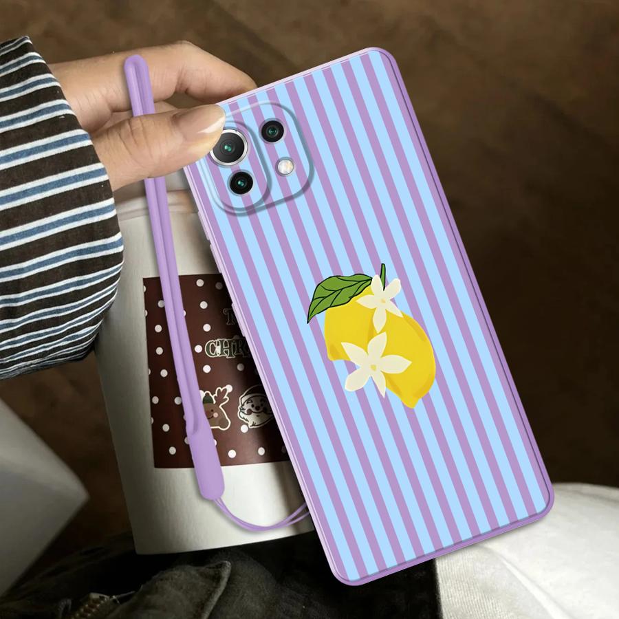 Lemon Cool Stripe Pattern Case - Xiaomi Phone Accessories recension och pris
