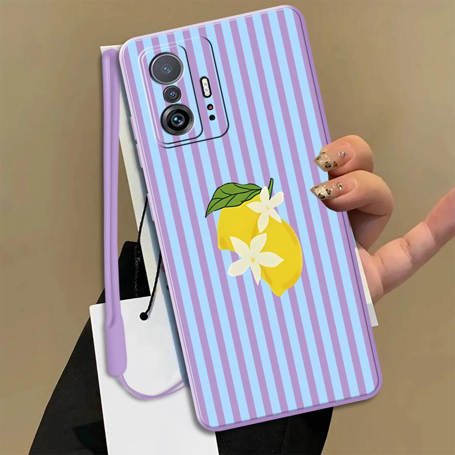 Lemon Cool Stripe Pattern Case - Xiaomi Phone Accessories recension och pris