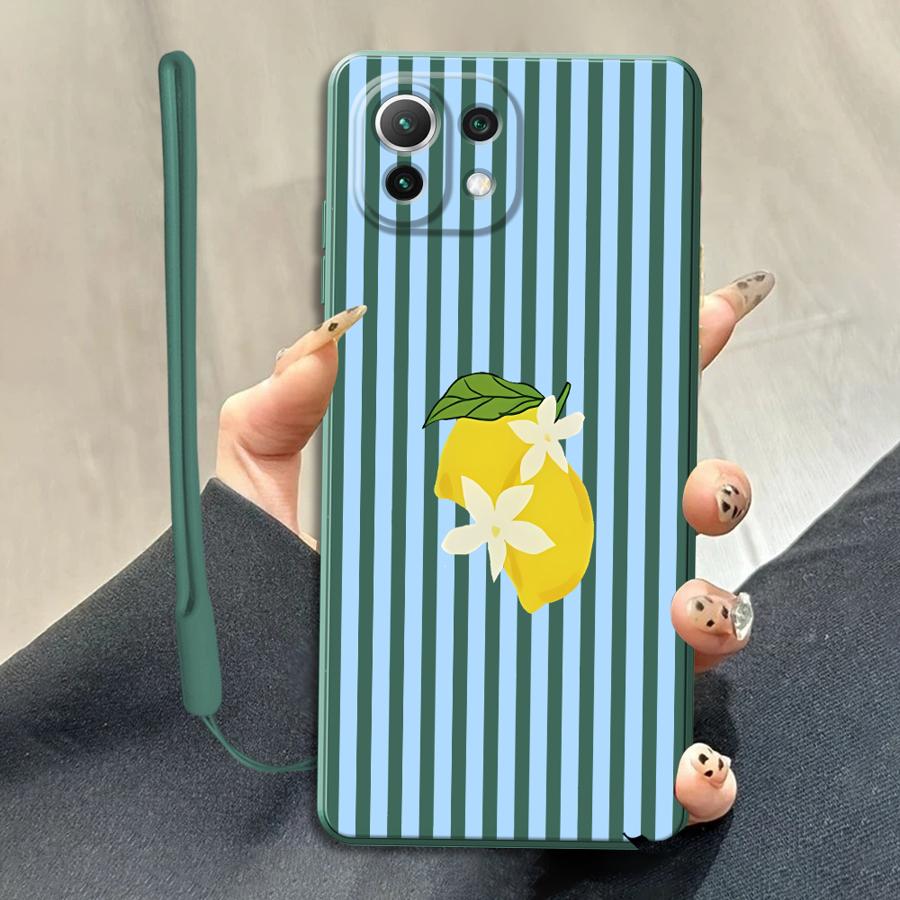 Lemon Cool Stripe Pattern Case - Xiaomi Phone Accessories recension och pris