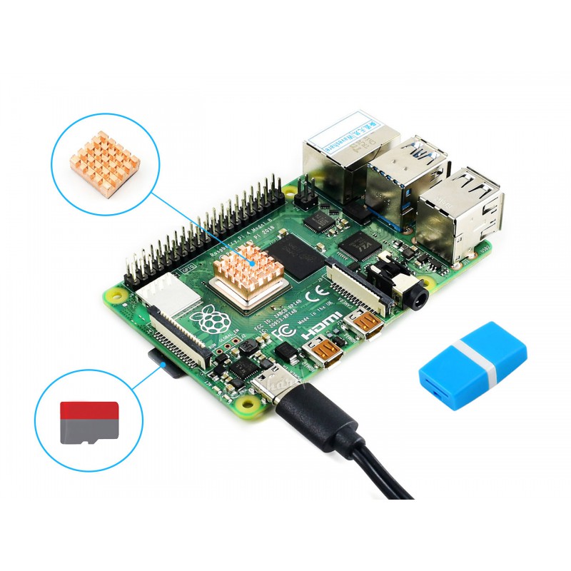 Raspberry Pi 4 Model B Starter - Micro Sd Card recension och pris
