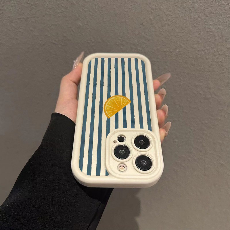 Striped Lemon Slice Pattern Ph - Xiaomi Phone Accessories recension och pris