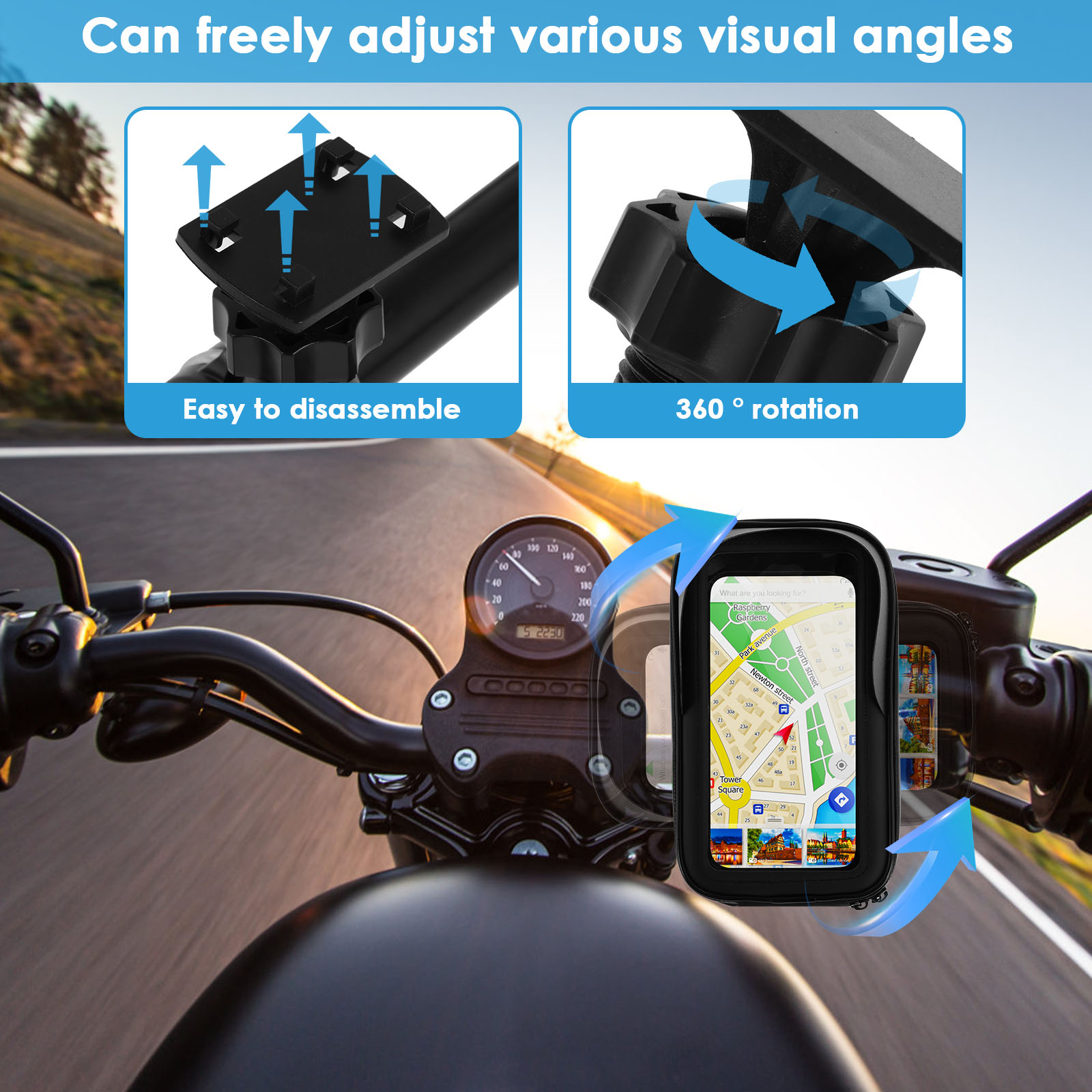 Motorcycle Bike Phone Holder B - Xiaomi Phone Accessories recension och pris