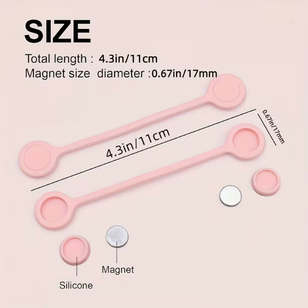3pcs Magnetic charging cable o - Cable Organizer Magnetic recension och pris