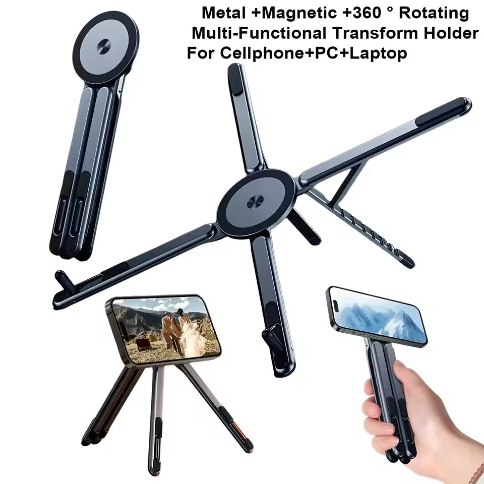 Portable Magnetic Phone Holder - Selfie Stick Tripod recension och pris