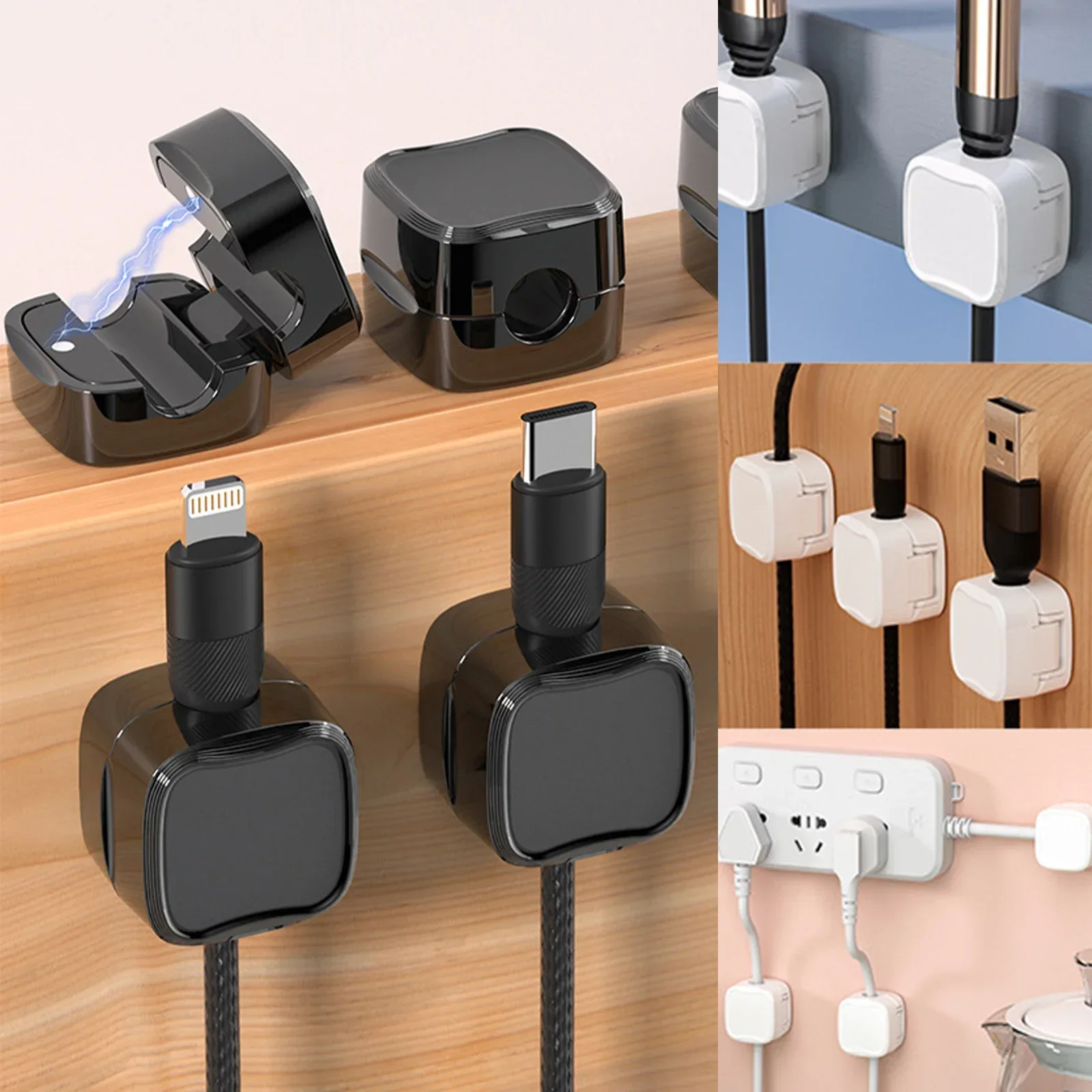24/6PCS Magnetic Cable Organis - Cable Organizer Magnetic recension och pris