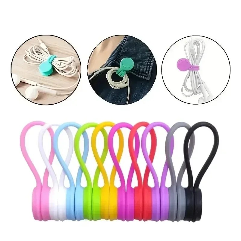 5/3/1PCS Silicone Magnetic Cab - Cable Organizer Magnetic recension och pris