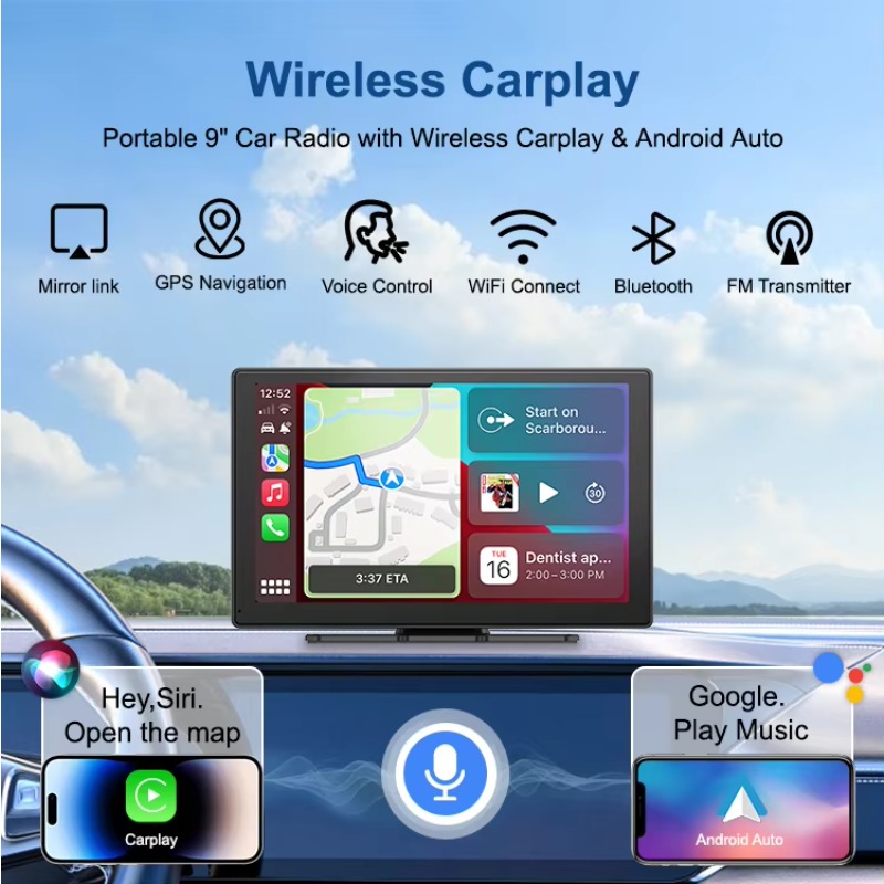 9 Inch Carplay Smart Screen Di - Micro Sd Card recension och pris