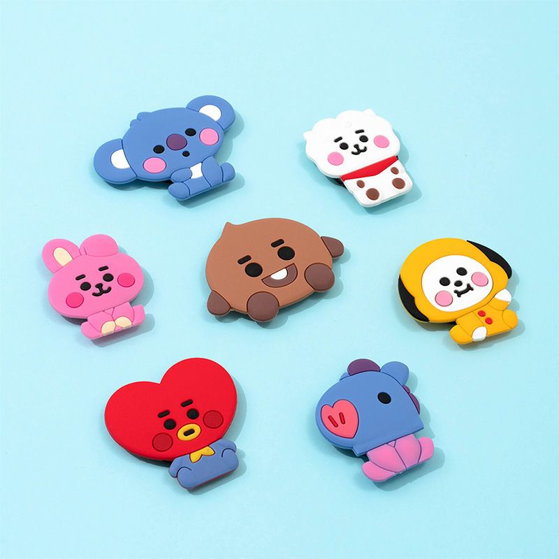 BT21cartoon cute silicone hand - Phone Accessories Wholesale recension och pris