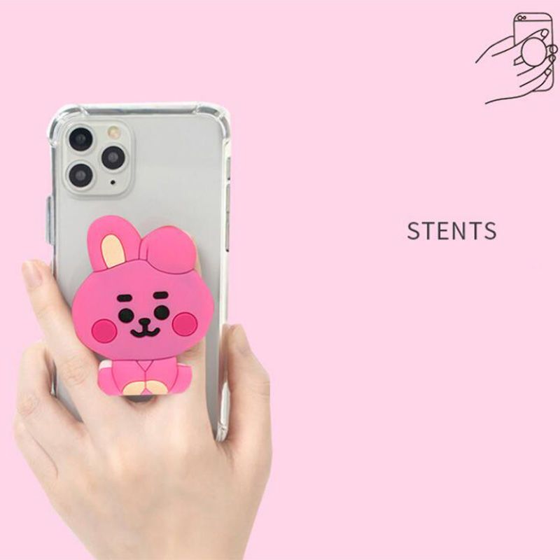 BT21cartoon cute silicone hand - Phone Accessories Wholesale recension och pris