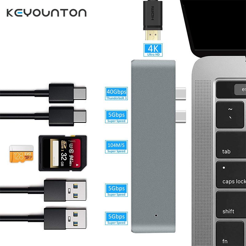 USB C Hub USB-C Duo 7-in-2 for - Micro Sd Card recension och pris