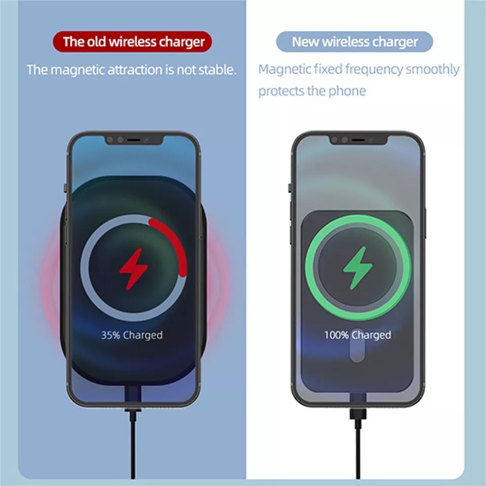Wireless Charger Magnetic Car  - Cable Organizer Magnetic recension och pris