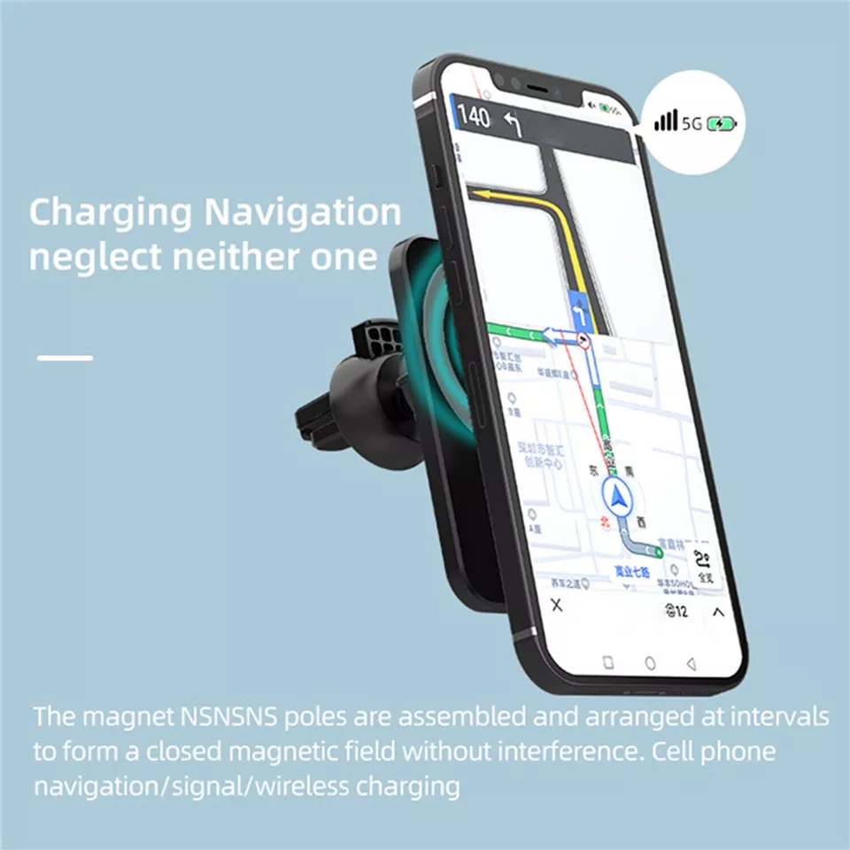 Wireless Charger Magnetic Car  - Cable Organizer Magnetic recension och pris