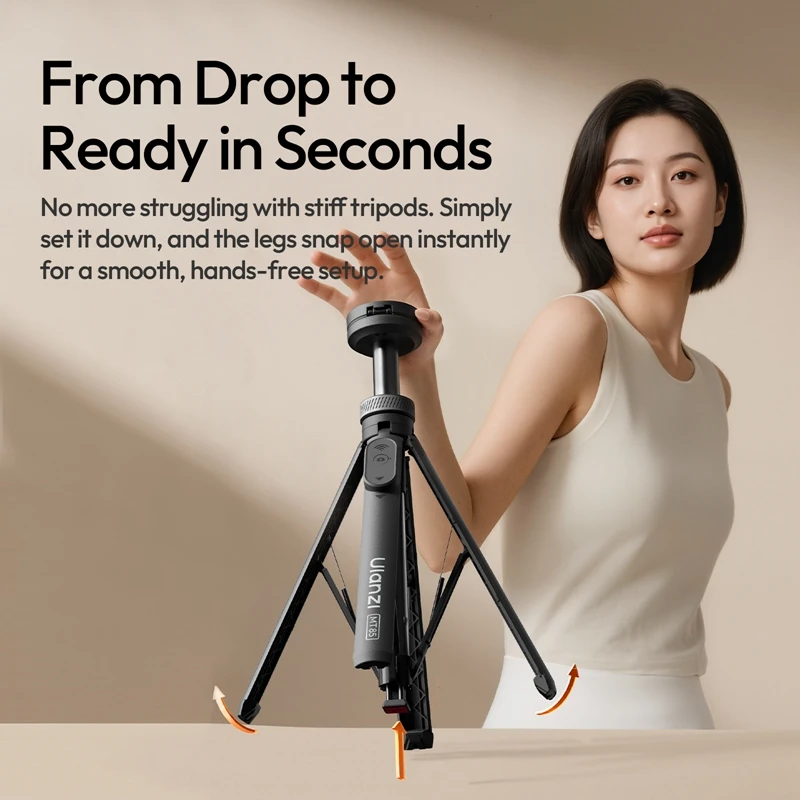 Original Ulanzi MT85 Magnetic  - Selfie Stick Tripod recension och pris