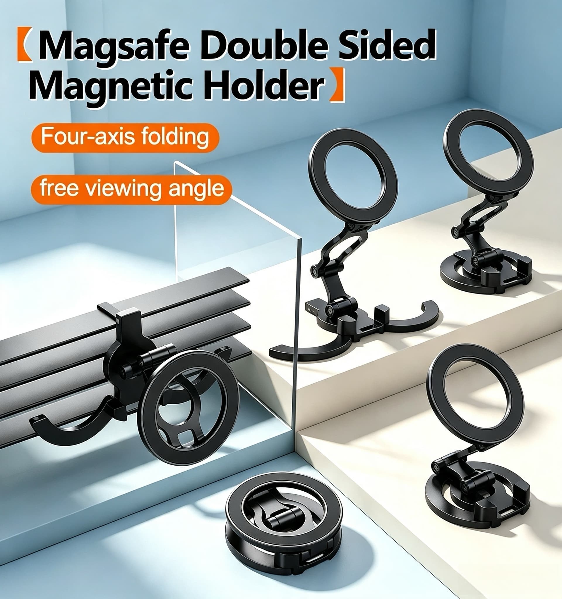 Double-Sided Magsafe Phone Sta - Selfie Stick Tripod recension och pris