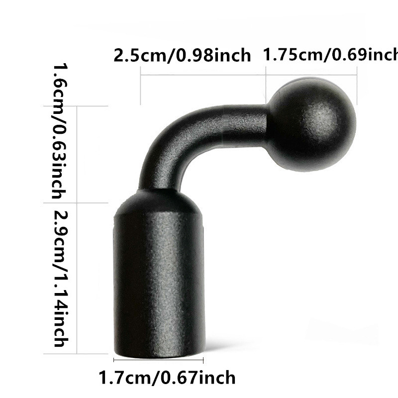 Aluminum Alloy 17mm Ball for H - Selfie Stick Tripod recension och pris