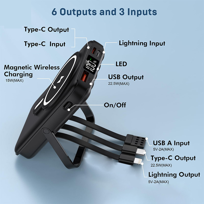 10000mAh Wireless Magnetic Pow - Phone Accessories Wholesale recension och pris