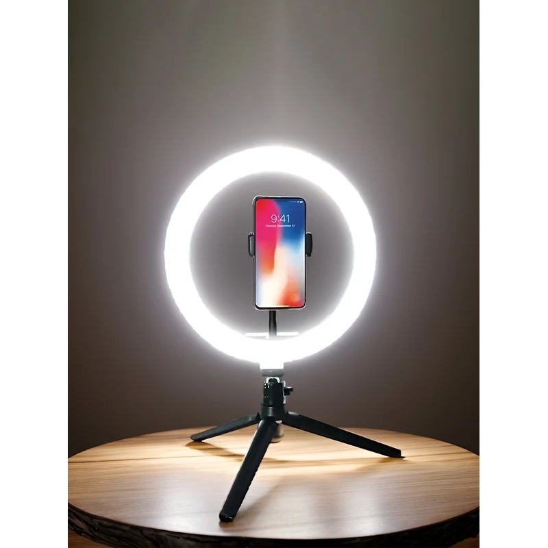 Desiontal 26cm Ring Light with - Selfie Stick Tripod recension och pris