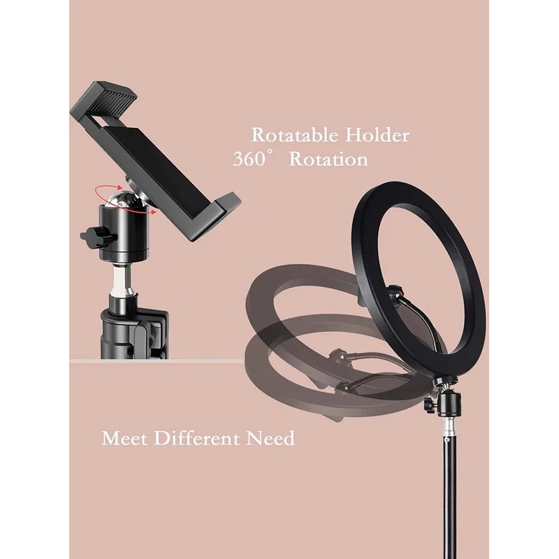 Desiontal 26cm Ring Light with - Selfie Stick Tripod recension och pris