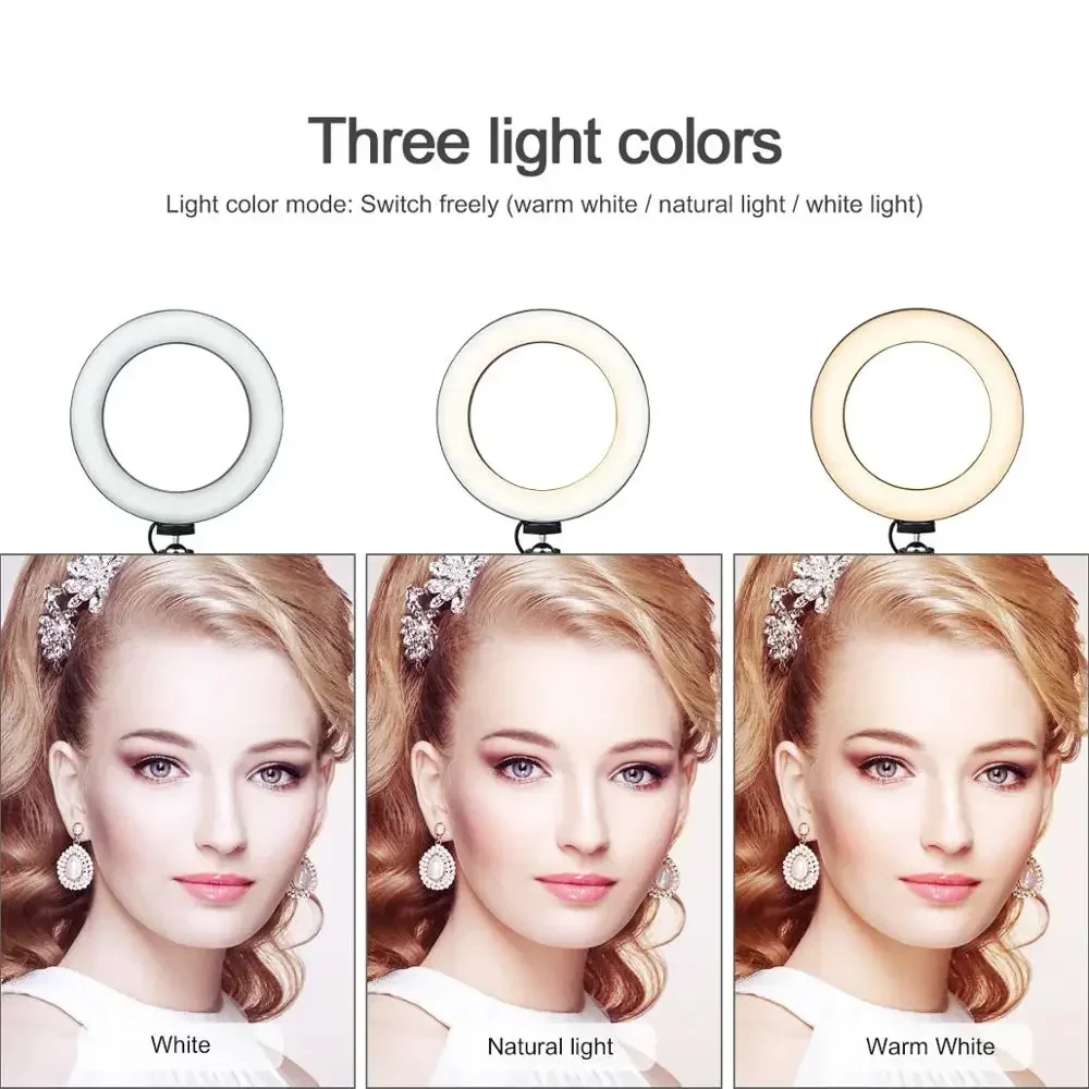 Ring Light Dimmable LED Studio - Selfie Stick Tripod recension och pris