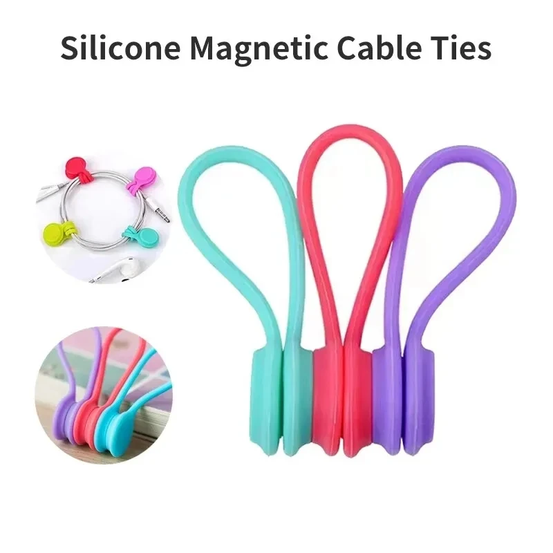 5/3/1PCS Silicone Magnetic Cab - Cable Organizer Magnetic recension och pris