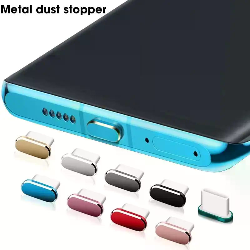 Type C Dust Plug Metal Anti Lo - Phone Accessories For 11 Year Old Girl recension och pris