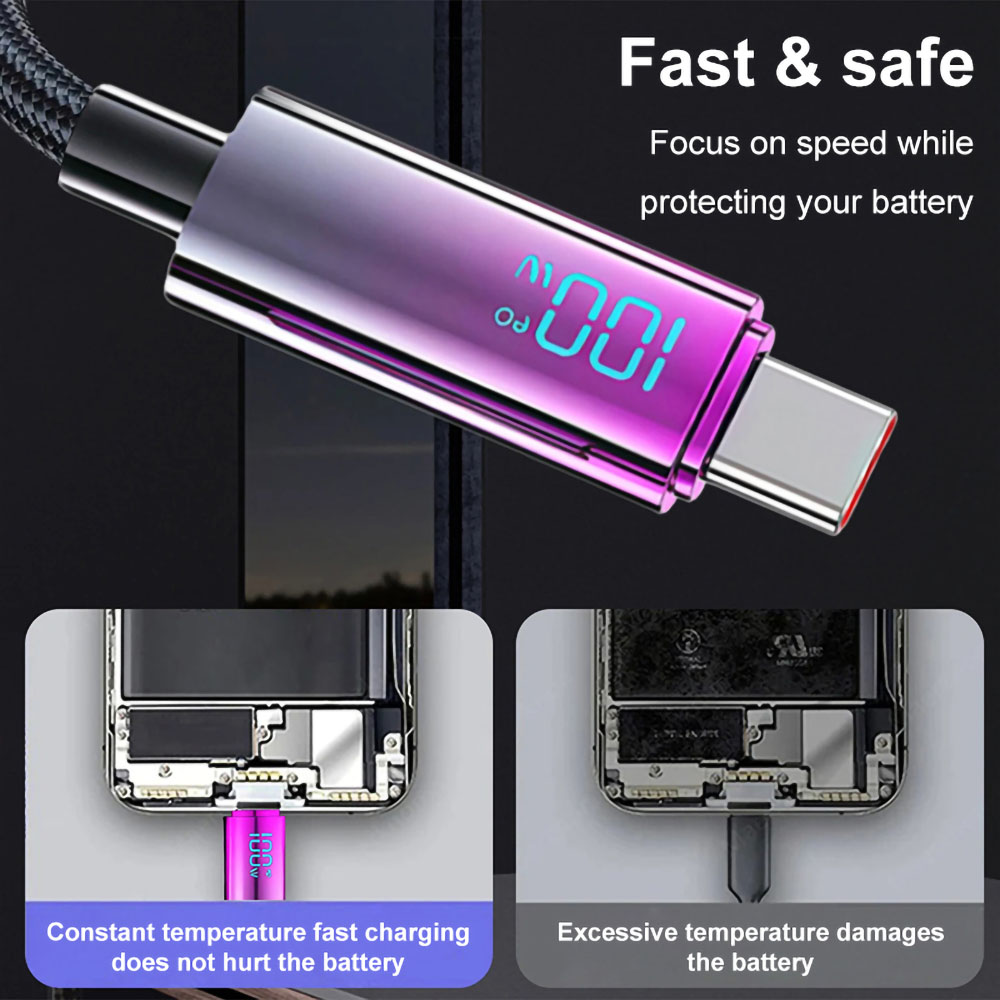 USB & USB C Fast Digital displ - Usb Data Cable recension och pris